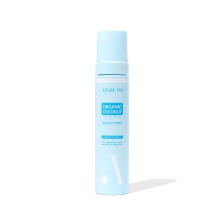 Azure Tan - Organic Coconut Self Tan Mousse - Samoopalająca Pianka do Ciała - Medium to Dark - 200ml