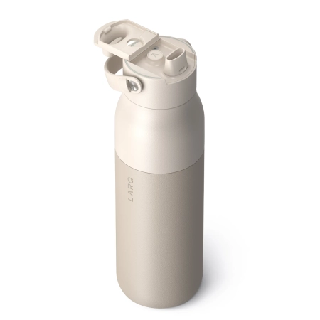 LARQ - Bottle PureVis 2 - Inteligentna, Samoczyszcząca Butelka Filtrująca, Światło UV-C - Mojave Dune - 1L