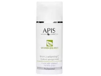 Apis - Professional - Vitamin Balance - Cream with Vitamin C and White Grapes - Krem do Twarzy z Witaminą C i Białymi Winogronami - 100ml