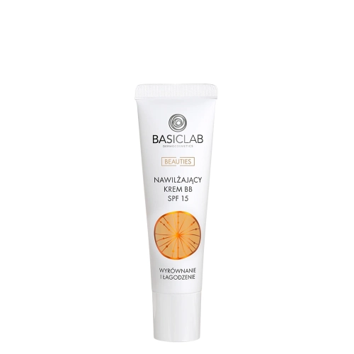 BasicLab - Nawilżający Krem BB SPF 15, Beige, 14% Kompleksu Nawilżającego - 33ml