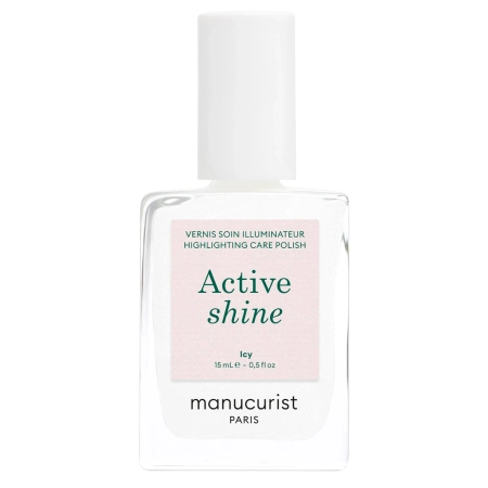 Manucurist - Active - Active Shine - Pielęgnujący Lakier 2w1 - ICY - 15ml