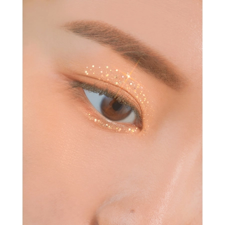 Unleashia - Get Loose Glitter Gel - Brokat w Żelu do Twarzy i Ciała - 3 Gold Obsessor - 4g