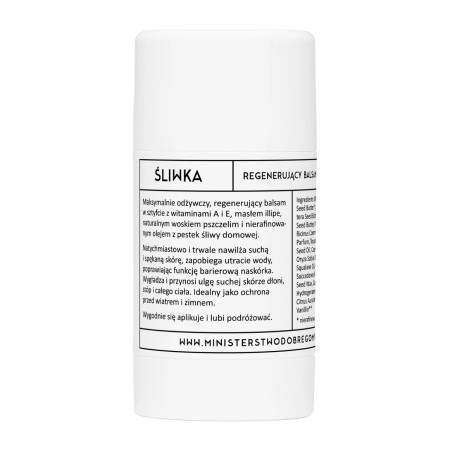 Ministerstwo Dobrego Mydła - Odżywczy Balsam w Sztyfcie - Śliwka - 75g