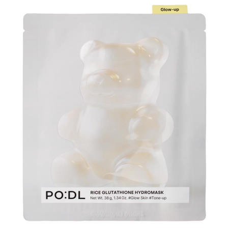 PO:DL - Rice Glutathione Hydromask Set - Zestaw Rozświetlających Masek Żelowych do Twarzy - 4x28g