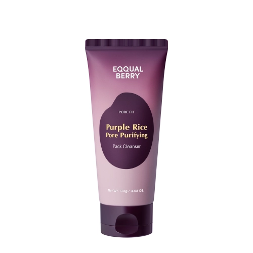 EQQUALBERRY - Purple Rice Pore Purifying Pack Cleanser - Oczyszczająca Pasta do Mycia Twarzy - 130g
