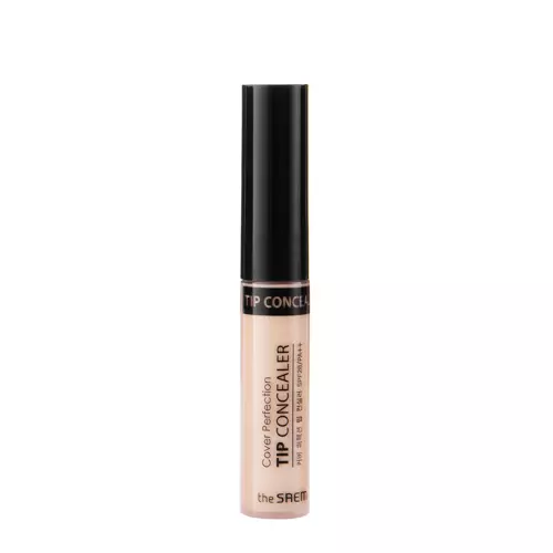 The Saem - Cover Perfection Tip Concealer - SPF28/PA++ - Kryjący Korektor - 1.25 Light Beige - 6,5ml