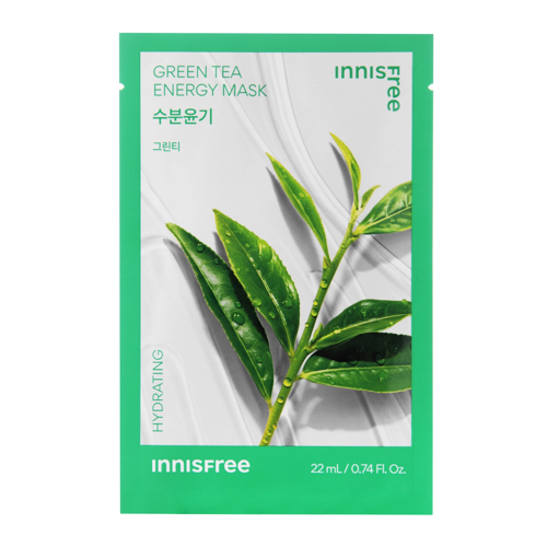 Innisfree - Squeeze Energy Mask - Green Tea - Hydrating - Nawilżająca Maska w Płachcie - 22ml