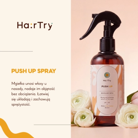 HairTry - Push Up - Mgiełka dodająca sprężystości i objętości - 250ml