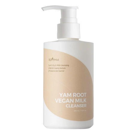 Isntree - Yam Root Vegan Milk Cleanser - Łagodzące Mleczko do Oczyszczania Twarzy - 220ml