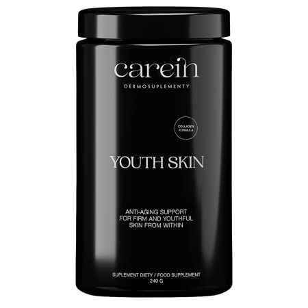Carein - Youth Skin - Dermosuplement - Wsparcie Jędrności i Zachowanie Młodego Wyglądu Skóry - 240g