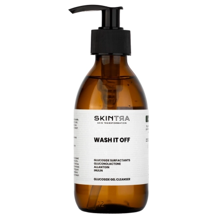 SkinTra - Wash It Off - Glukozydowy Żel Oczyszczający - 200ml