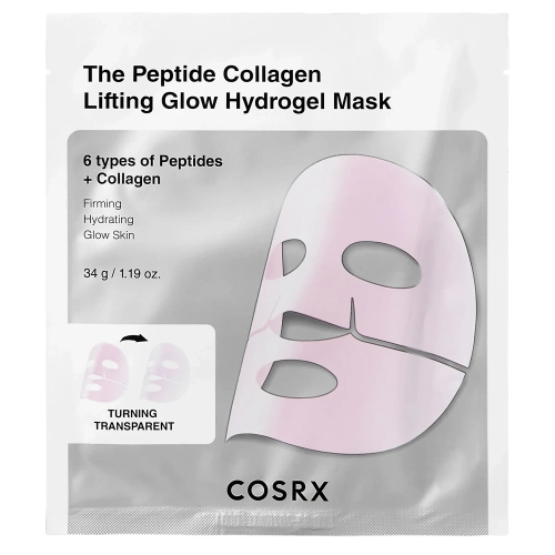 COSRX - Peptide Collagen Glow Hydrogel Mask - Hydrożelowa Maska z Peptydami i Kolagenem - 34g