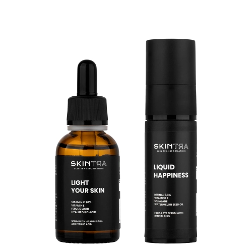 Zestaw - SkinTra Anti-Aging Glow Set - 30ml + 30ml