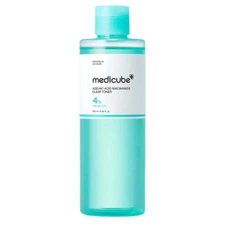 Medicube - Azelaic Acid Clear Toner - Oczyszczający Tonik Rozjaśniający z Kwasem Azelainowym - 250ml