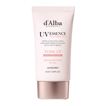 d'Alba - Waterfull Tone-Up Sun Cream SPF50+ PA++++ - Tonujący Krem do Twarzy z Filtrem - 50ml