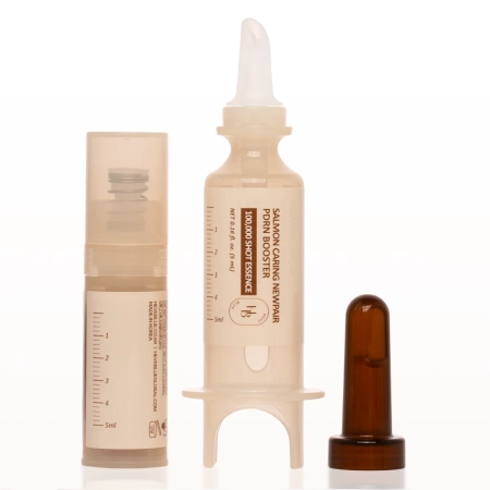 HEVEBLUE - Salmon Caring Centella New Pair PDRN Booster 100,000 Shot Essence- Booster Odnawiający z Wąkrotą Azjatycką i PDRN - 5ml