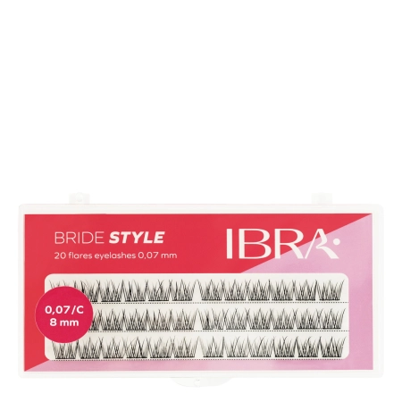 Ibra Makeup - Kępki rzęs Bride Style - 8 mm