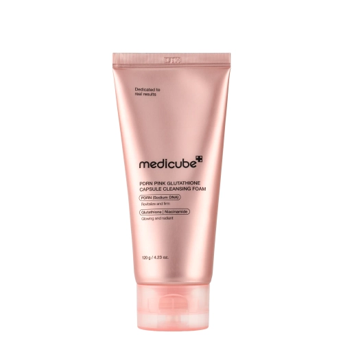 Medicube - PDRN Pink Glutathione Capsule Cleansing Foam - Oczyszczająca Pianka do Twarzy - 120g