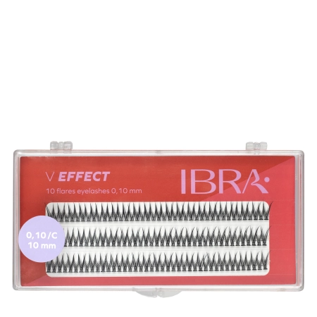 Ibra Makeup - Kępki V Effect 0,10 - 10mm - 60szt
