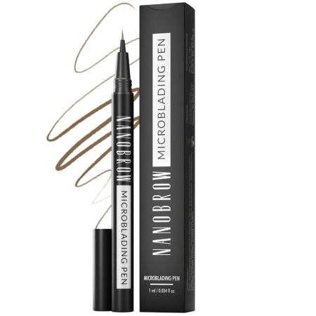 Nanolash - Nanobrow Microblading Pen - Pisak do Brwi - Warm Brown - 1ml