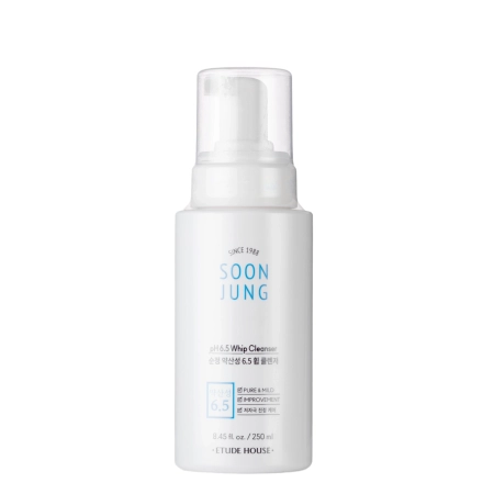 Etude House - Soon Jung pH 6,5 Whip Cleanser - Oczyszczająca Pianka do Twarzy - 250ml