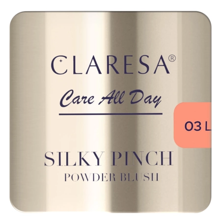 Claresa - Care All Day Silky Pinch Powder Blush - Pudrowy Róż Do Policzków - Lumi Peach 03 - 2 g