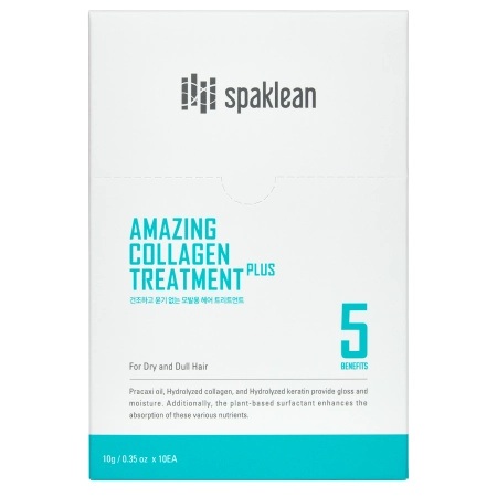 Spaklean - Amazing Collagen Treatment Plus - Regenerująca Kuracja do Włosów z Kolagenem - 10x10ml