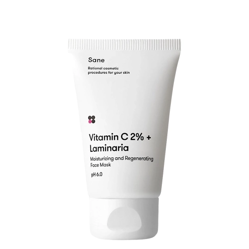 Sane - Moisturizing and Regenerating Mask - Maska Nawilżająca do Twarzy z Witaminą C - 40ml