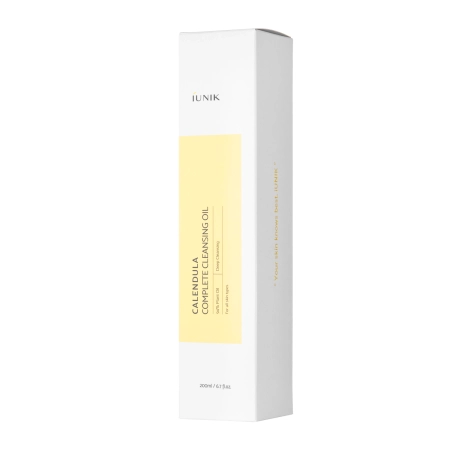 iUNIK - Calendula Complete Cleansing Oil - Olejek do Demakijażu z Ekstraktem z Nagietka - 200ml