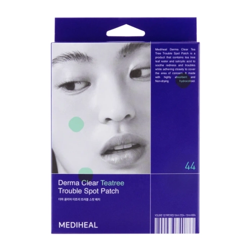 Mediheal - Derma Clear Teatree Trouble Spot Patch - Plastry Punktowe na Wypryski - 44szt.