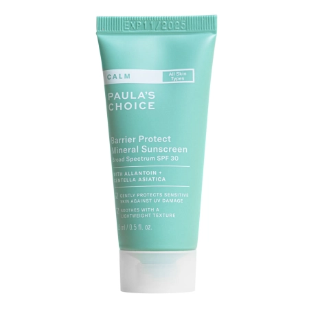 Paula's Choice - Calm Barrier Protect Mineral Sunscreen SPF 30 - Mineralny Krem Przeciwsłoneczny - 15ml OUTLET