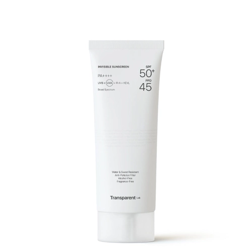 Transparent Lab - Invisible Sunscreen SPF50+ - Niewidoczny Krem Przeciwsłoneczny - 100ml