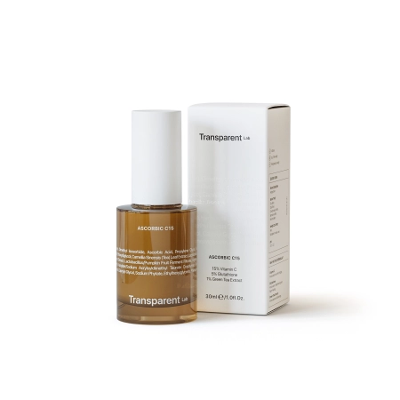 Transparent Lab - Ascorbic C15 - Rozświetlające Serum Przeciwstarzeniowe - 30ml