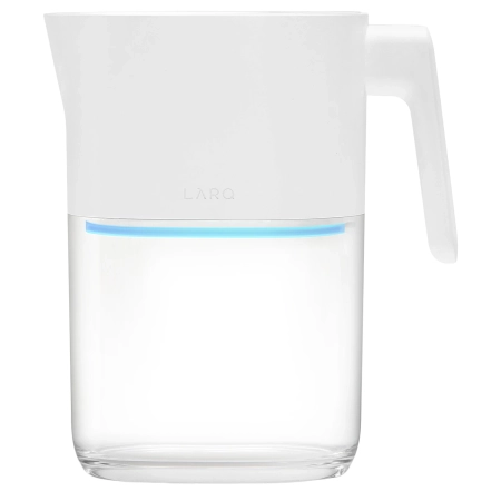 LARQ - Pitcher PureVis - Inteligentny, Samoczyszczący Dzbanek Filtrujący - Pure White - 1,9L