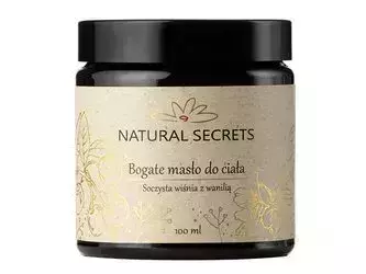 Natural Secrets - Bogate Masło Do Ciała - Soczysta Wiśnia z Wanilią - 100ml