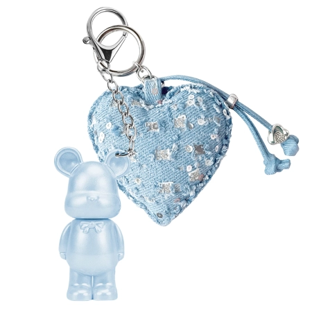 LOVRO - Denim Sugar Teddy Shimmer Lipgloss - Błyszczyk do Ust z Drobinkami - 01 Heart Drop - 1,4g