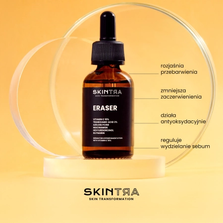 SkinTra - Eraser - Serum na Przebarwienia z Witaminą C 10% - 30ml 