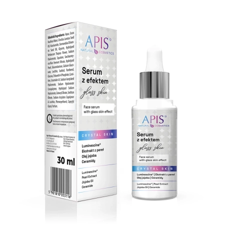 Apis - Crystal Skin - Serum do Twarzy z Efektem Glass Skin - 30ml
