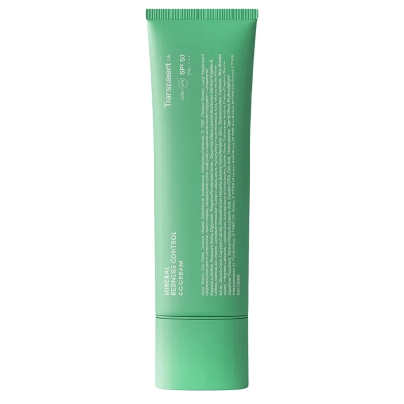 Transparent Lab - Mineral Redness Control CC Cream - Krem Koloryzujący z SPF 50 Redukujący Zaczerwienienia - 45ml