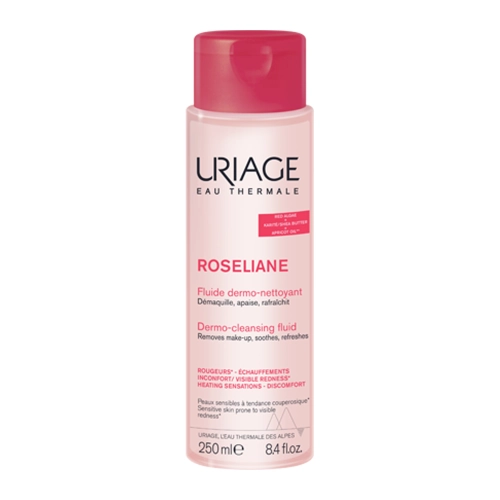 Uriage - Roséliane Dermo-Cleansing Fluid - Łagodny Fluid Oczyszczający - 250ml