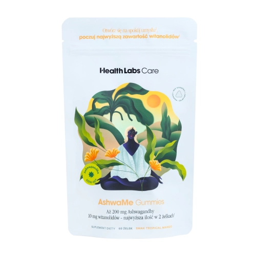 Health Labs Care - AshwaMe Gummies - Ashwagandha w Żelkach - 60 szt