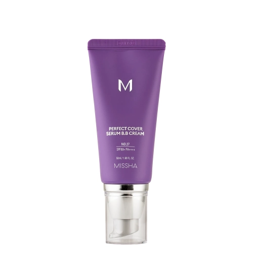 Missha - M Perfect Cover Serum BB Cream SPF50+/PA++++ - Kryjący Krem BB Serum - No.27 Honey Beige - 50ml