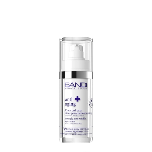 Bandi - Medical Expert Anti-Aging - Krem pod Oczy Silnie Przeciwzmarszczkowy z Peptydem Miedziowym - 30ml
