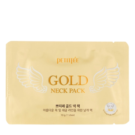 Petitfee - Gold Neck Pack - Hydrożelowa Maska na Szyję Zwalczająca Oznaki Starzenia - 10g