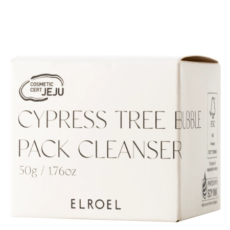 ELROEL - Cypress Tree Bubble Pack Cleanser - Oczyszczająca Maska Bąbelkująca do Mycia Twarzy - 50g