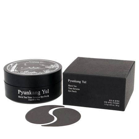 Pyunkang Yul - Black Tea Time Reverse Eye Patch - Hydrożelowe Płatki pod Oczy - 60szt