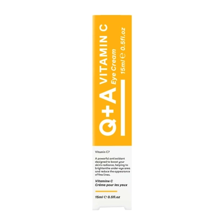 Q+A - Vitamin C Eye Cream - Rozświetlający Krem pod Oczy z Witaminą C - 15ml 