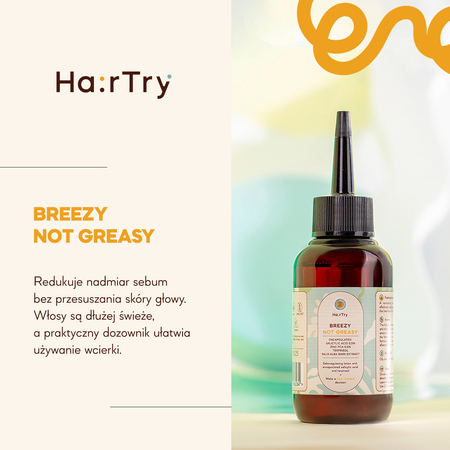 HairTry - Breezy Not Greasy - Wcierka Seboregulująca z Kapsułkowanym Kwasem Salicylowym - 100ml
