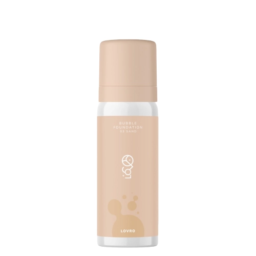 LOVRO - Bubble Foundation - Podkład o Napowietrzonej Rozświetlającej Formule - 03 Sand - 50ml