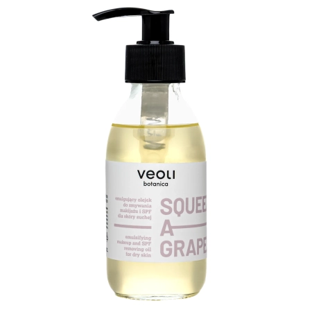 Veoli Botanica - Emulgujący Oejek do Zmywania Makijażu i SPF dla Skóry Suchej - 150ml
